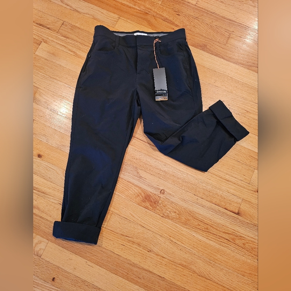 Orvis Navy Blue Women's Casual Crop Pants